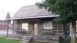 Wide shot on the front of a rustic building in the Bad Axe area